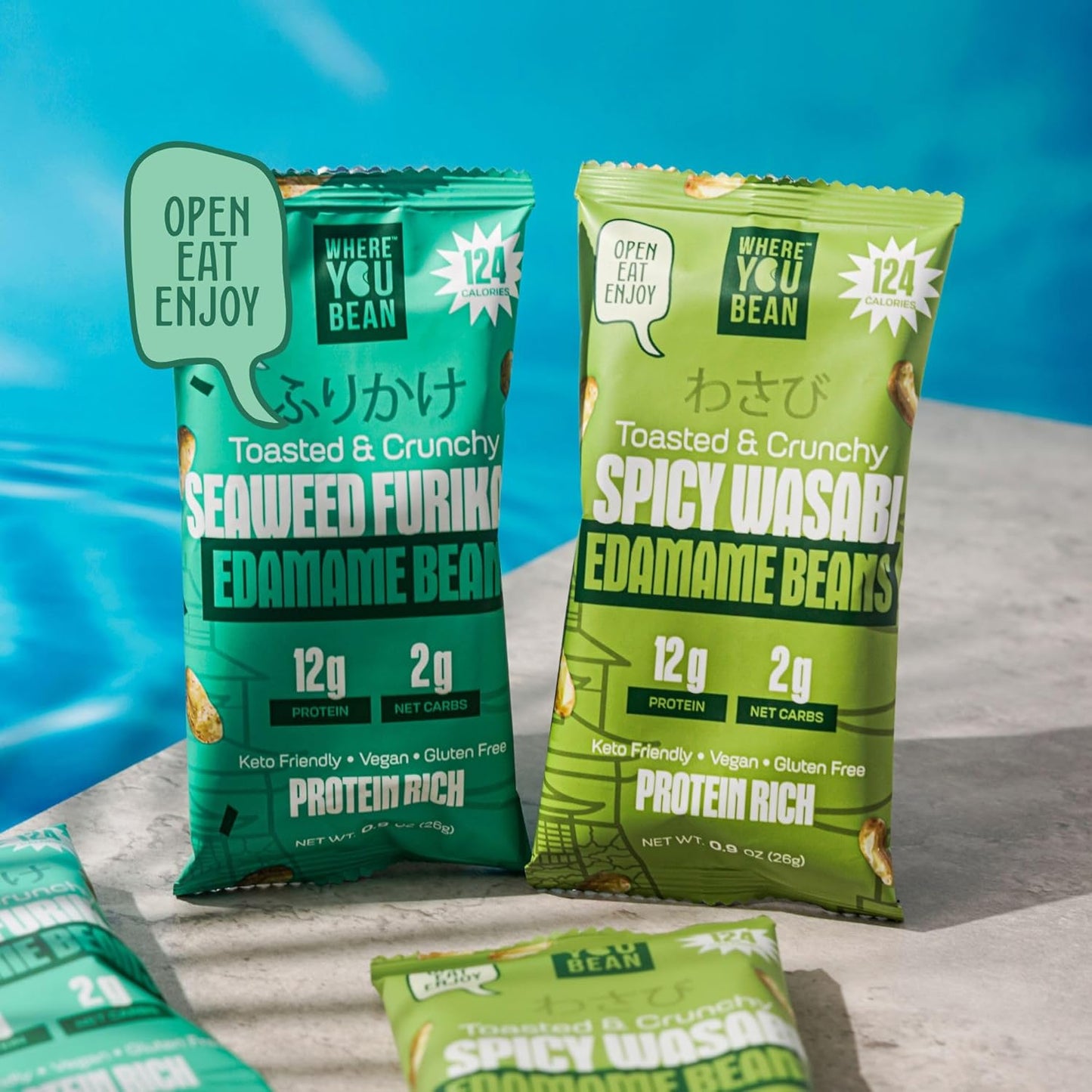 Where You Bean Seaweed Furikake Edamame – Clean Ingredient High-Protein Snack for Gluten-Free Wellness Diets