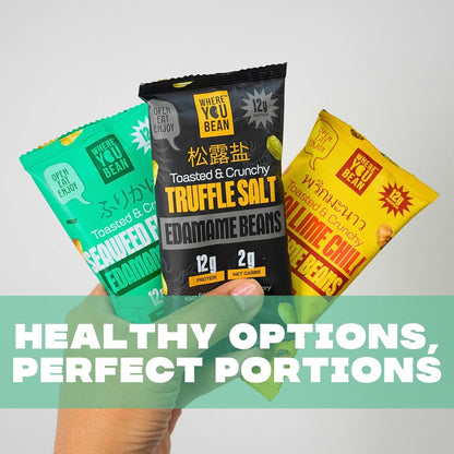 Where You Bean Seaweed Furikake Edamame – Clean Ingredient High-Protein Snack for Gluten-Free Wellness Diets