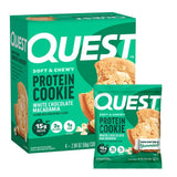 Quest Nutrition Double Chocolate Chip Protein Cookie – Rugged Gym Locker Staple for Active Lifestyles, 3g Net Carbs Individually Wrapped