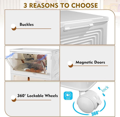 white rectangular design that fits inside wardrobes, closets, classrooms, or car trunks