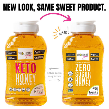 Wholesome Yum Cinnamon Keto Honey Substitute – Neutral Tone Sweetener for Calm Aesthetic Pantry Displays