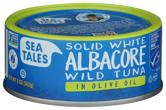 wild-caught albacore tuna packed in olive oil