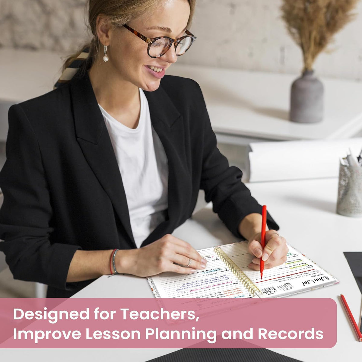 Wildflowers Planner 2026-2027 Middle School Student Agenda for Tracking Class Assignments, Test Dates, and Extracurricular Activities