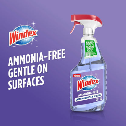 Windex Ammonia-Free Window Cleaner – Effortless Streak-Free Shine for Clutter-Free, Intentional Living