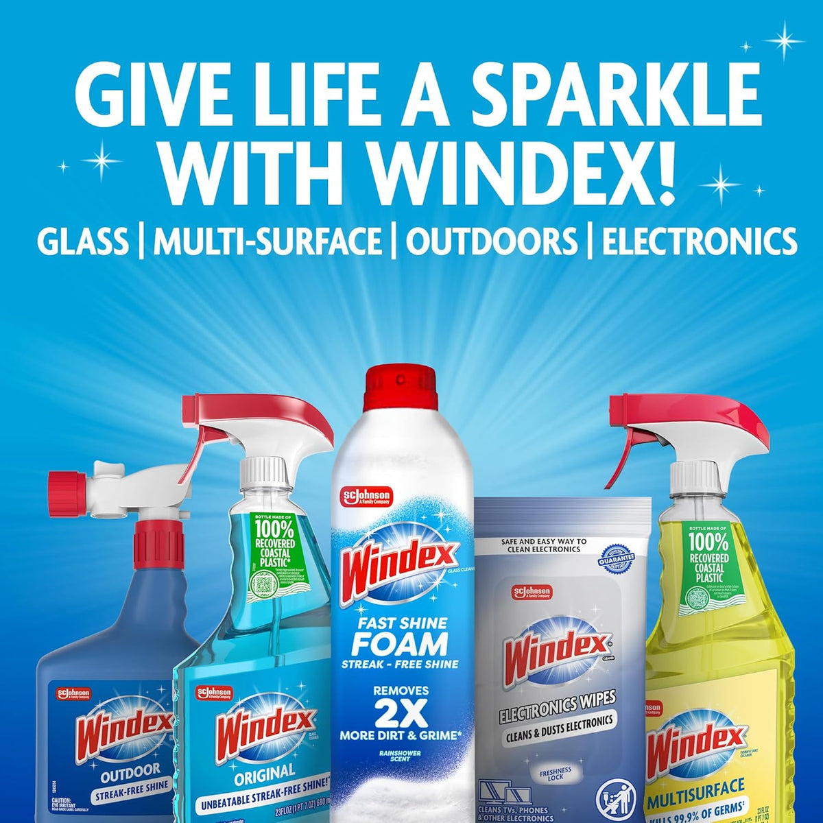 Windex Concentrated Outdoor Window and Siding Spray – One-Step Hose Cleaning for Large Properties and Rental Turnovers, 32 Fl Oz