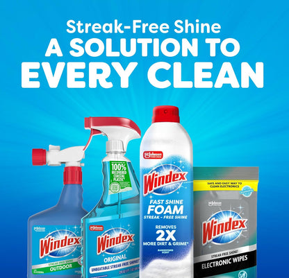 Windex Fast Shine Foam Glass Cleaner – Practical Holiday Gift for the Hostess Who Keeps Every Mirror Spotless