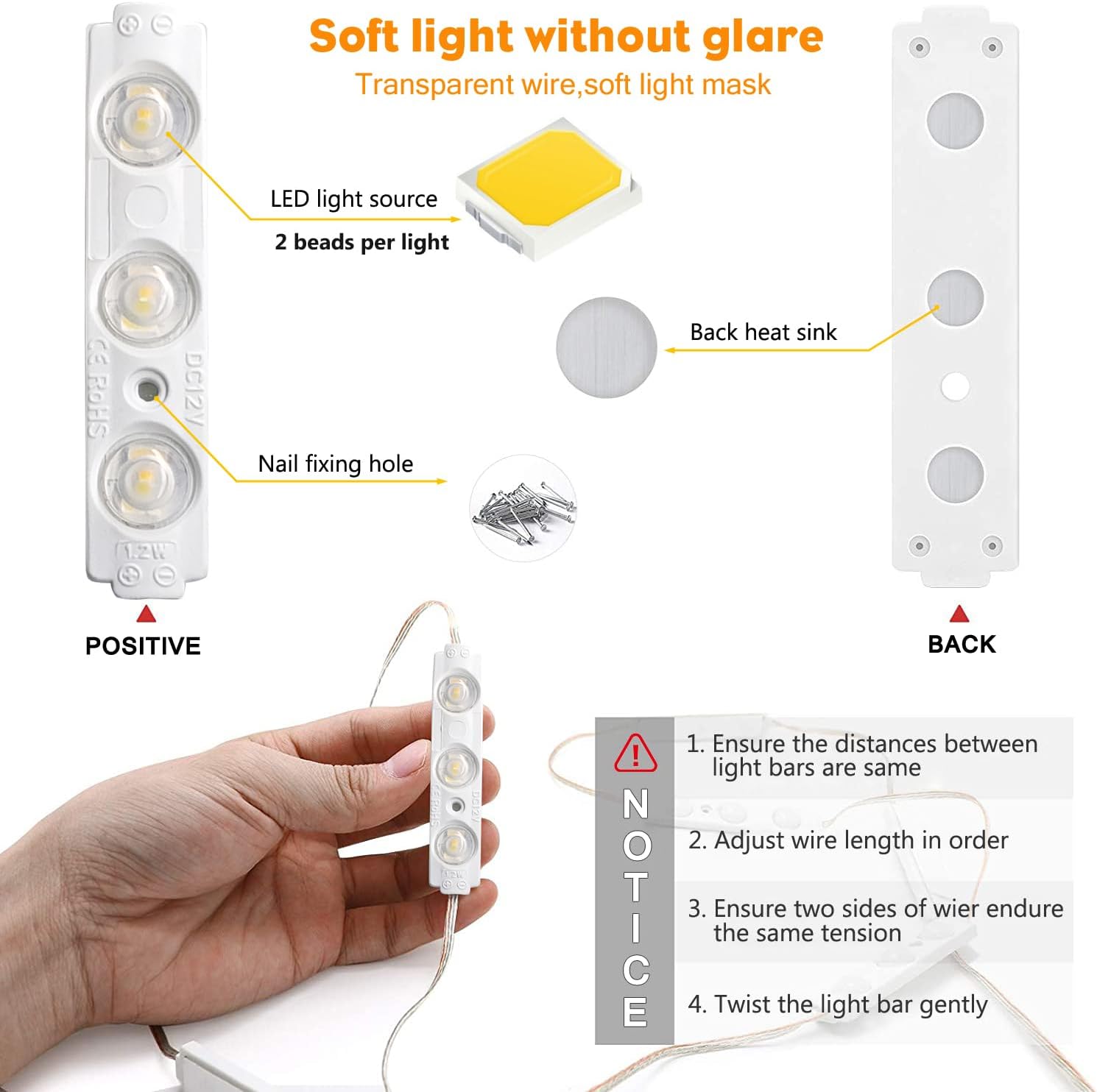 Winees Stick On Vanity Lights – Ambient Bedroom Lighting That Doubles as Polished Wall Decor