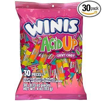 Winis Non-Melting Mexican Taffy Variety – Chewy Kids Candy for Playdates, Lunchboxes, and After-School Treats