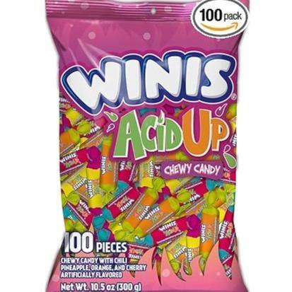 Winis Non-Melting Mexican Taffy Variety – Chewy Kids Candy for Playdates, Lunchboxes, and After-School Treats