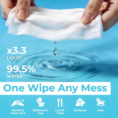 WipeCove Compact Flushable Wipes – Clean-Air Hygiene Free of Parabens, Dyes, and Harsh Additives