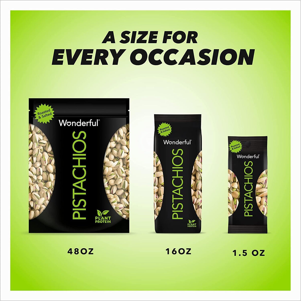 Wonderful Pistachios In Shell, Lightly Salted – Crowd-Pleasing Party Bowl Centerpiece for Outdoor Entertaining