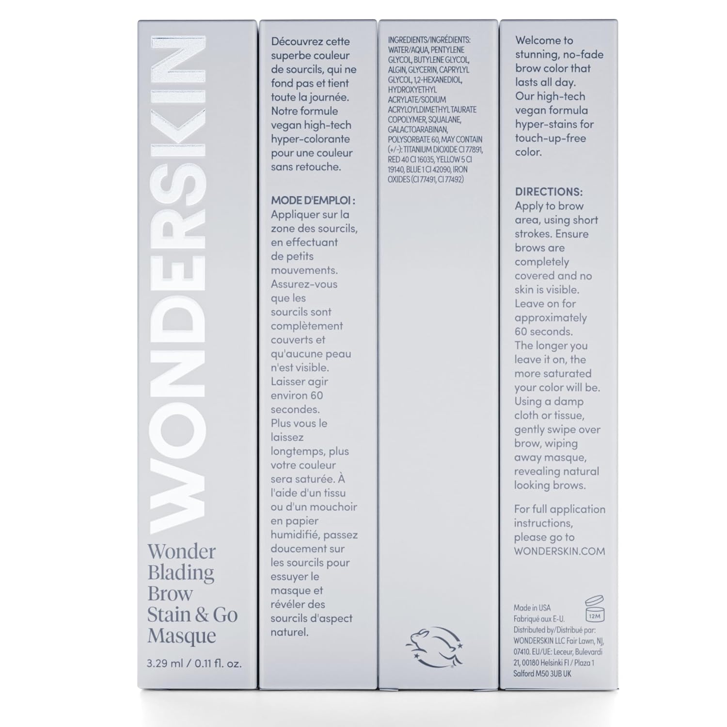Wonderskin Wonder Blading Brow Stain – Stress-Free Multi-Day Brows That Free Up Morning Time for Wellness Practices