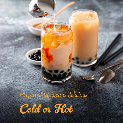 WuFuYuan Bubble Tea Pearls – Valentine's Day Gift for the Boba Enthusiast in Your Life, Microwave Ready