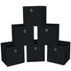 Black - 13 Inch-6 Pack