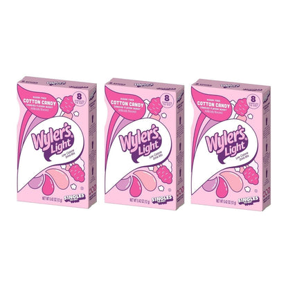 Wyler's Light Cotton Candy Drink Mix - Parent Trusted Sugar Free Packets for Kid Parties Pool Days and Practice Hydration