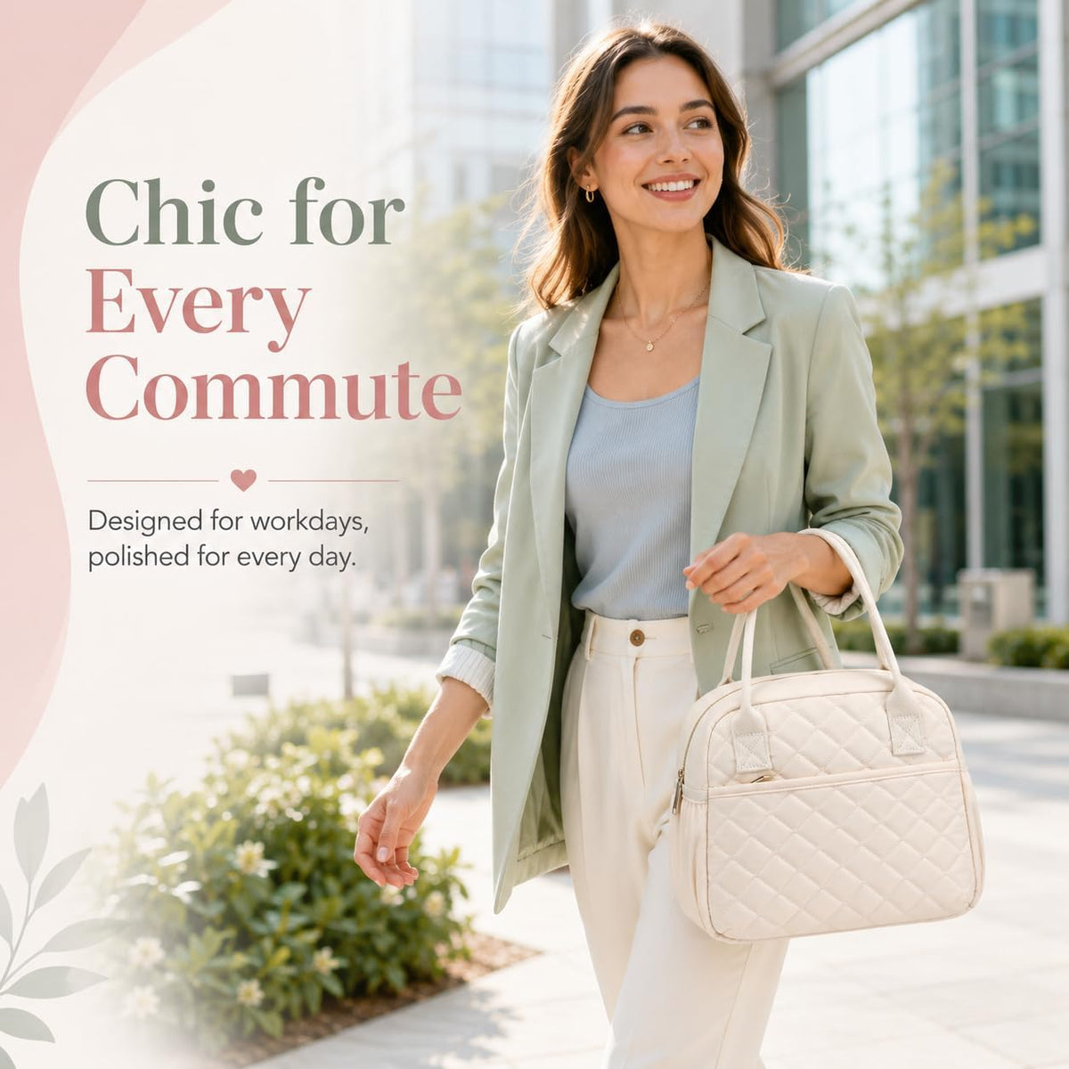 WYNBAG Reusable Cooler Bag – Nutritious-On-the-Go Lunch Box for Active Women and Students
