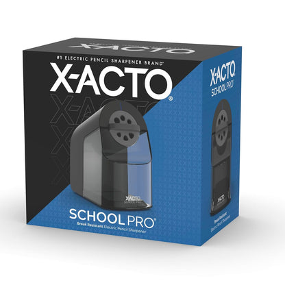 X-ACTO Practical Gift Pencil Sharpener for Student Teachers, Break-Resistant Cutter and Easy-Empty Bin