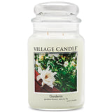 Village Candle Spiced Vanilla Apple Large Glass Candle – Warm Vanilla Apple Aroma for Mindfulness and Relaxation Spaces
