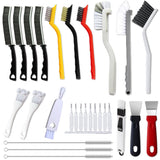 16 Piece Hard Bristle Scrub Brush Set – Graduation Gift for First Apartment, Kitchen and Bathroom Essentials