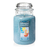 Yankee Candle Autumn Wreath Scented 22oz Jar – Stylish Glass Container Doubling as Fall Home Decor and Aromatic Accent Piece