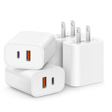 [Brand] 20W Fast Charging Cube 4-Pack – Conference Room and Desk Accessory, Reliable USB C and USB A Power