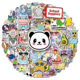Aesthetic Cute Vinyl Stickers 200Pcs – Glossy Decals for Bedroom Wall Art, Dorm Lamps, Laptop Skins & Cozy Room Accents