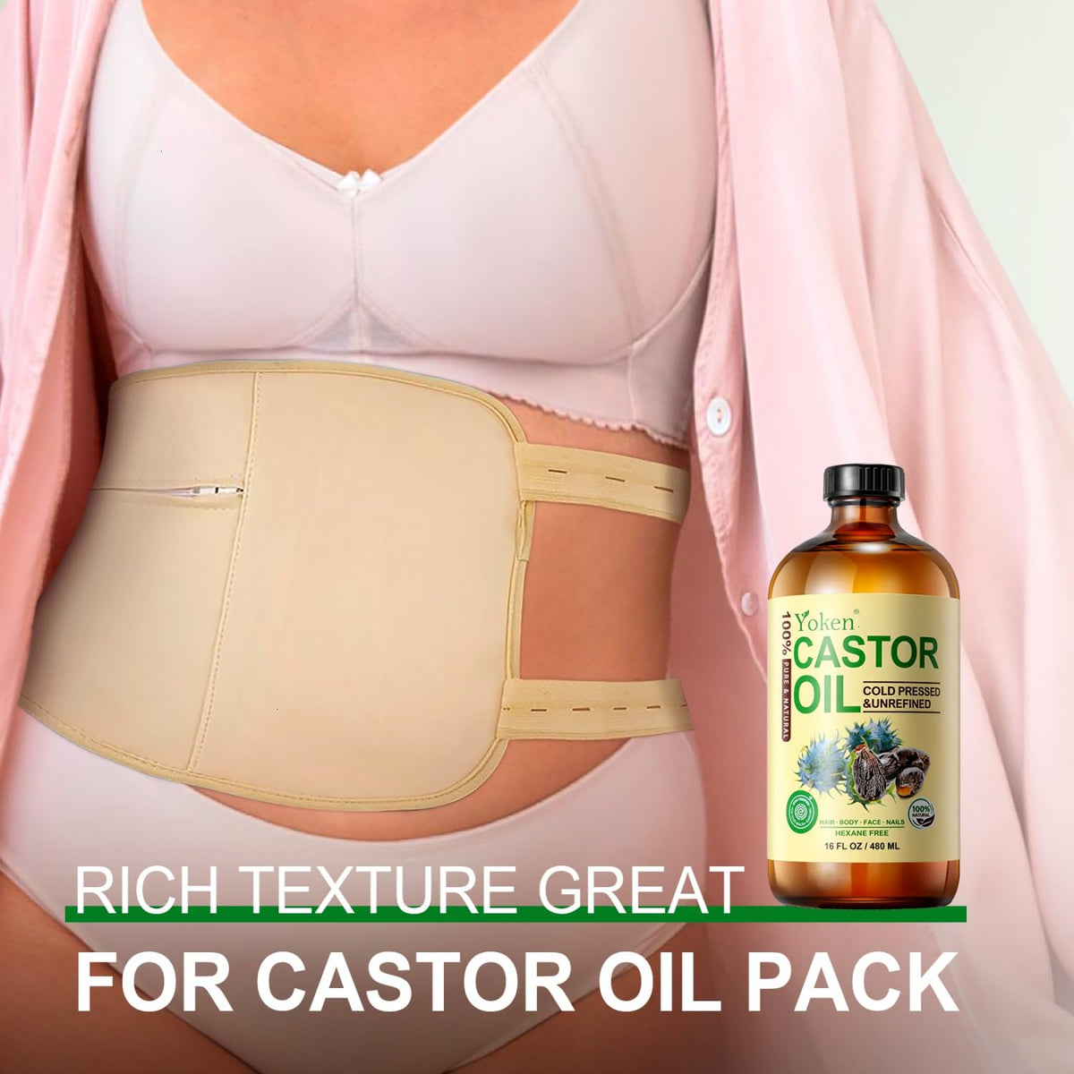 Yoken EWG Castor Oil – Streamlined Self-Care for Women Who Choose Fewer, Better Products