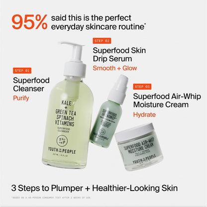 Youth To The People Superfood Cleanser - Streamlined Superfood Wash for Zero-Waste and Capsule Bathroom Setups