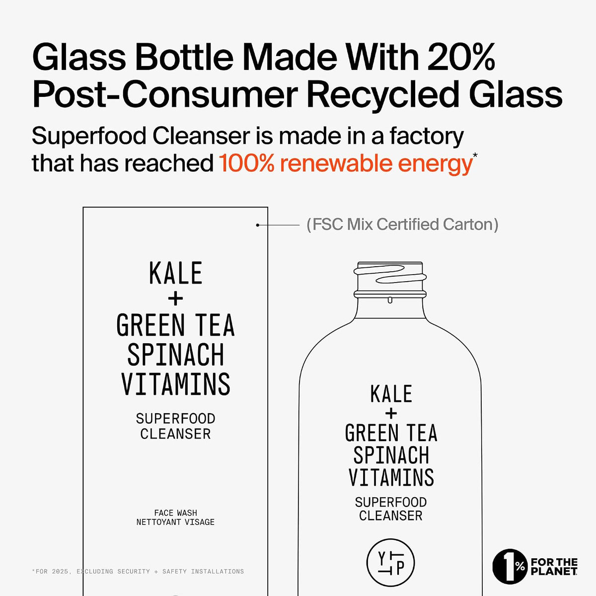 Youth To The People Superfood Cleanser - Streamlined Superfood Wash for Zero-Waste and Capsule Bathroom Setups
