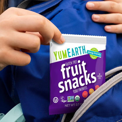 YumEarth Allergy Friendly Gummy Snacks – Nursery and Car Ride Snack for Kids with Dietary Restrictions