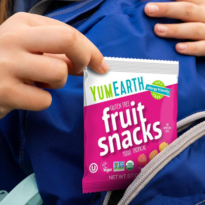 YumEarth Allergy Friendly Organic Fruit Snacks – Better for You Snack Drawer Staple