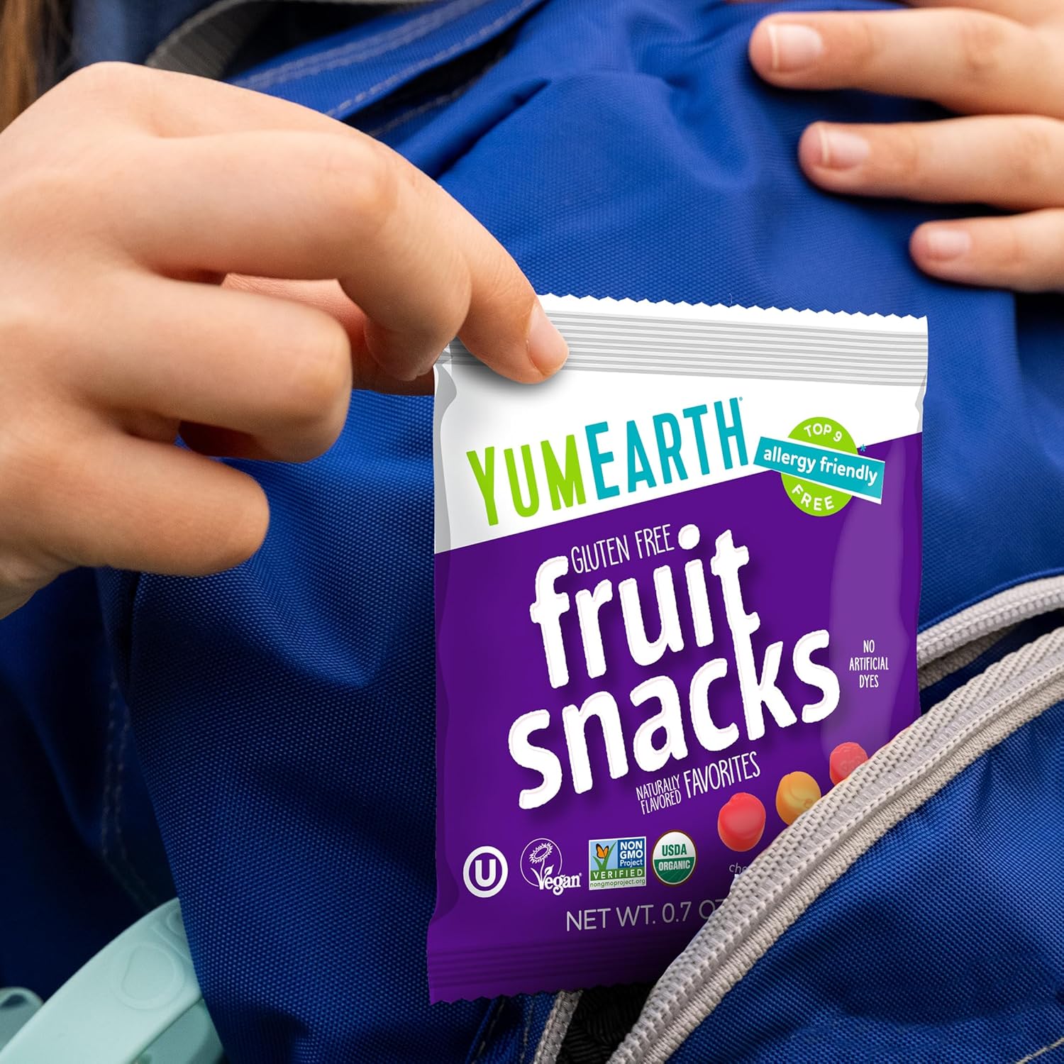 YumEarth Organic Fruit Snacks - Multi Allergen Friendly Snack for Classrooms and Birthday Parties, 10 Pouches