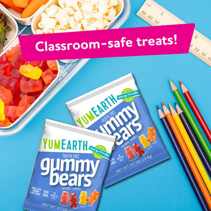 YumEarth Organic Gummy Bears – Clean Ingredient Snack for Health Conscious Families, Organic Candy
