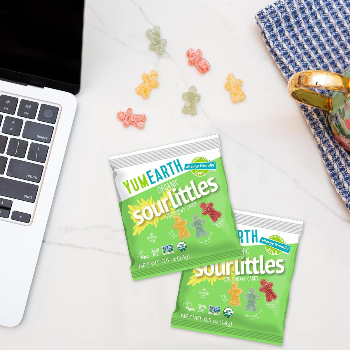 YumEarth Organic Sour Littles – Bulk Party Favor Candy for Kids Birthday Goody Bags and Classroom Reward Bins