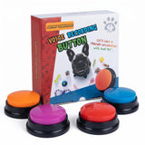 Artist Unknown Pet Communication Buttons for Dogs – Parent-Approved Group Game for Family Game Night, Battery-Powered 4 Color Voice Buttons