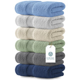 WhiteClassic Hotel Spa Hand Towels – Generously Sized 16x30 Turkish Cotton Towels for Elevated Home Bathrooms