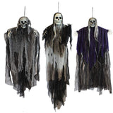 JOYIN Hanging Halloween Yard Decor – Family-Safe Reaper Set with No Sharp Edges and Cord-Hung Pet-Proof Placement
