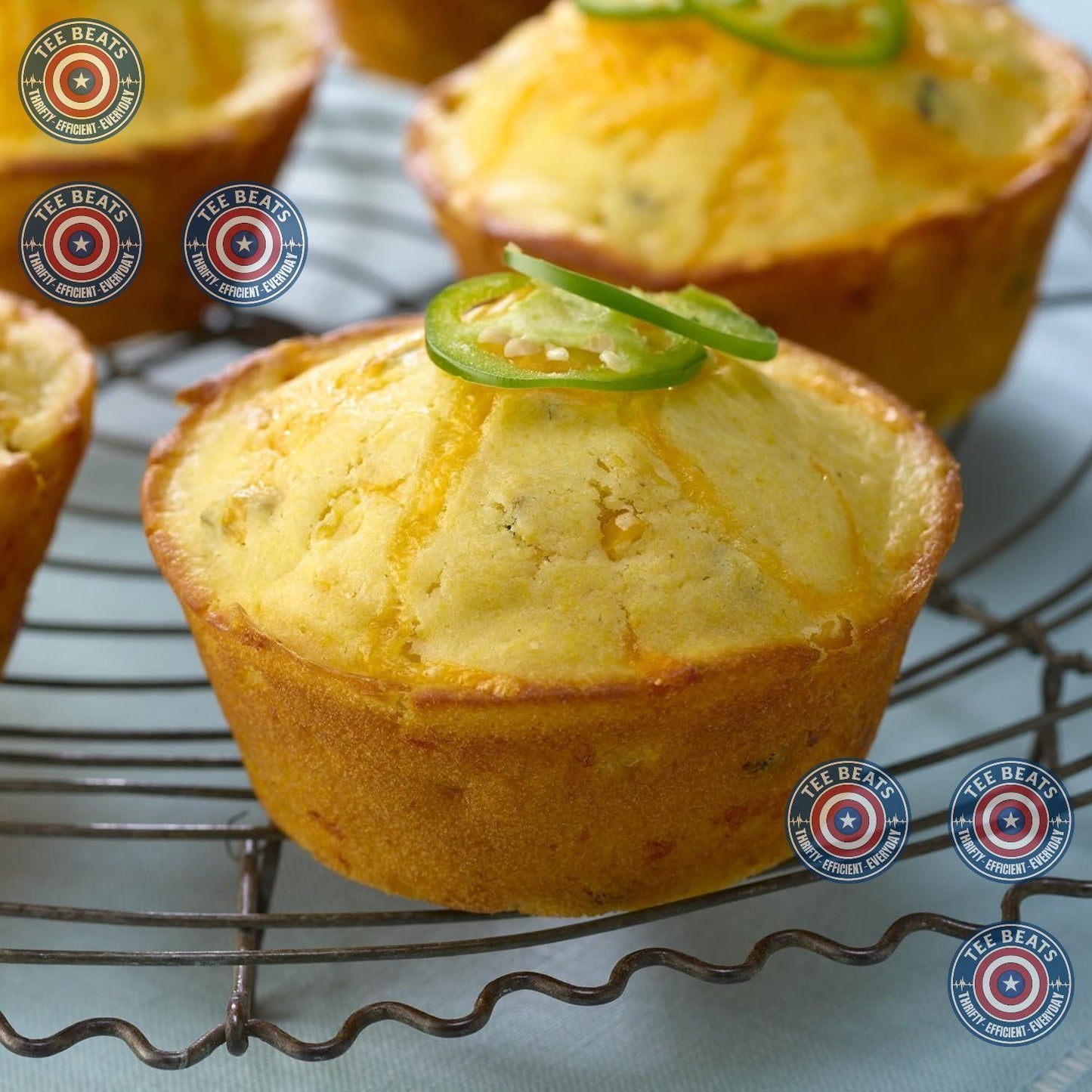 Zatarain's Cheddar Jalapeño Cornbread Mix – 30-Minute Southern Side for Weeknight Meal Prep, Cheddar and Jalapeño Built In