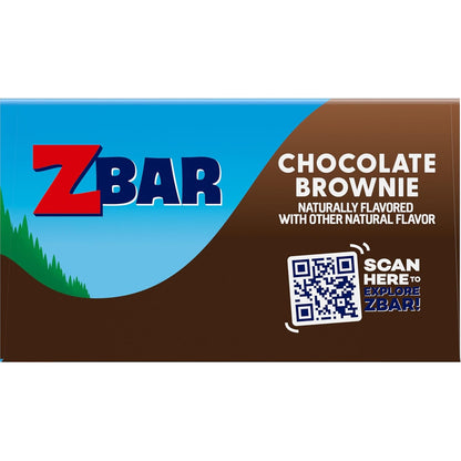 Zbar Chocolate Brownie Energy Bars – Organic Non-GMO Pantry Staple Snack for Ingredient-Conscious Parents