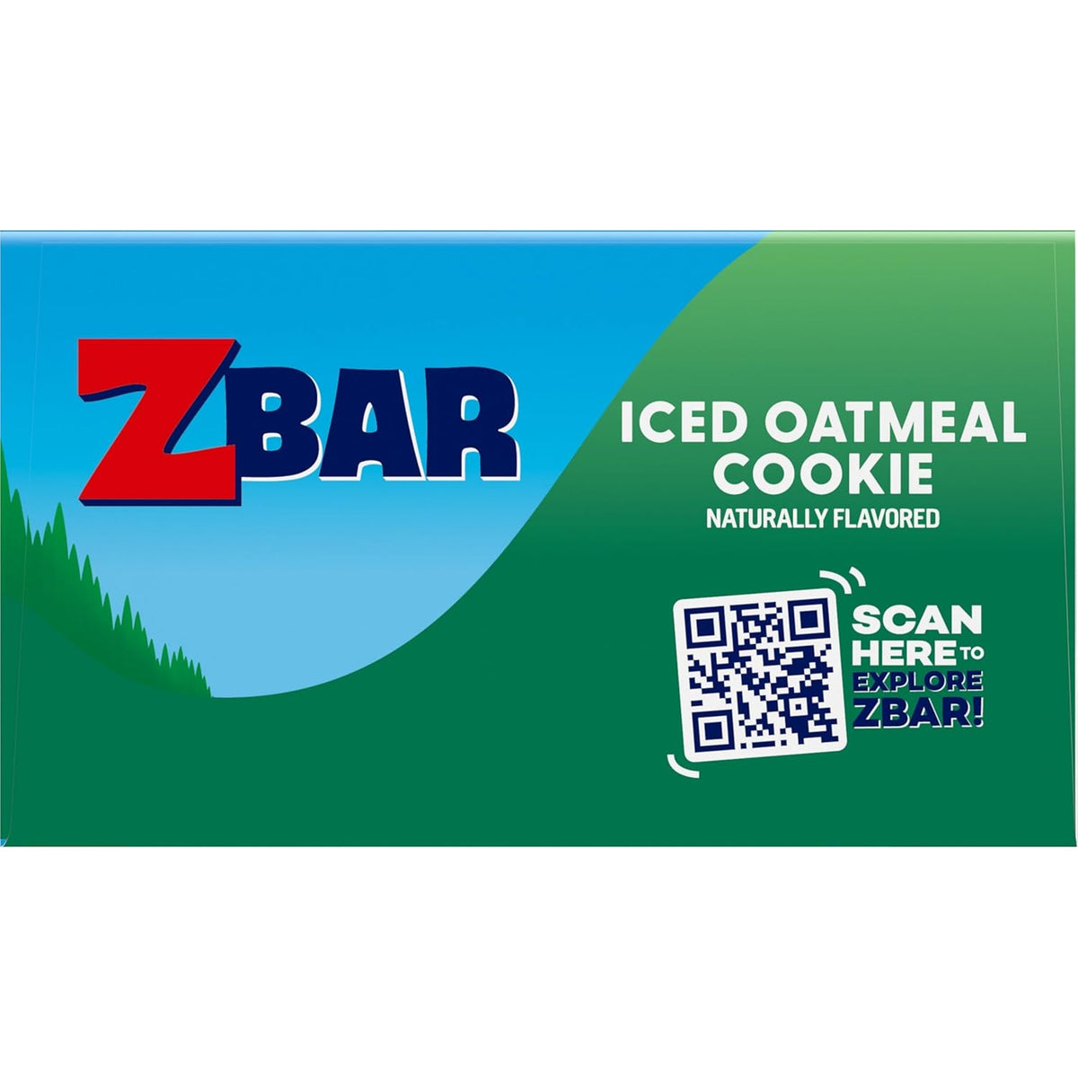 Zbar Iced Oatmeal Cookie – Nutritious Grab-and-Go Bars Made with Whole Grains, Free from Artificial Colors and Flavors (18 Pack)