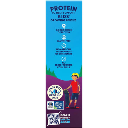 Zbar Protein Kids Protein Bars - Backpack-Ready Chocolate Chip Snack for Weekend Adventures and Sports (15 Pack)