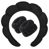 Zkptops Puffy Headband – Active Lifestyle Hairband for Gym and Home Workouts, Soft Non-Slip Terry Cloth Design