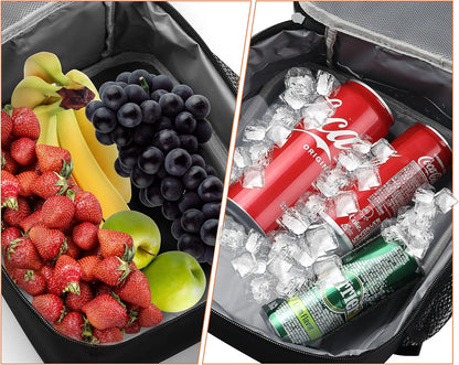 ZM-YOUTOO 6L Reusable Lunch Box for Work-from-Anywhere Professionals, Compact Insulated Bag for Commute