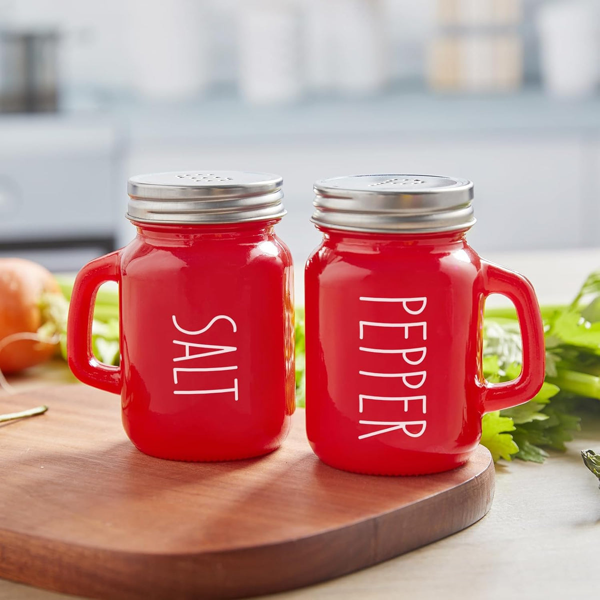 ZOSUJO Vintage Salt and Pepper Shakers – Engagement Gift for Newlyweds, Farmhouse Wedding Table Favor