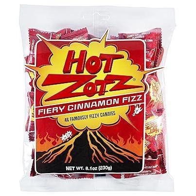 ZOTZ Fizzy Sour Candy Sampler - 7 Assorted Flavors Individually Wrapped Candy Gift for Coworkers, Neighbors and Secret Santa Exchanges