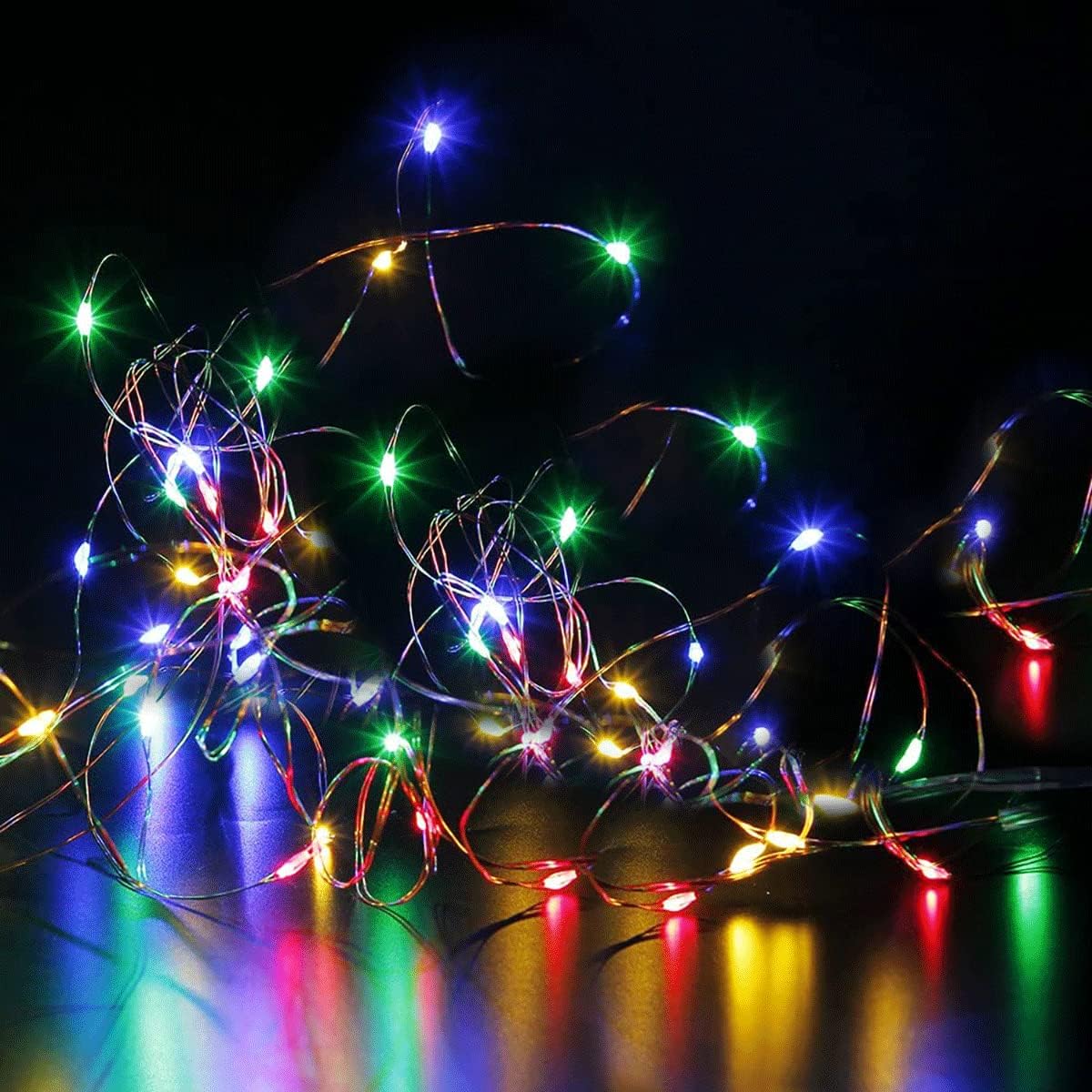 ZPH 3V Mini Fairy Lights – Safe Kids Room Decor and Baby Shower Gift, No Heat LED 4 Pack
