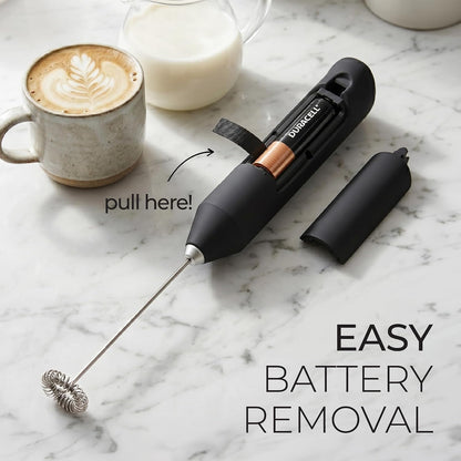 Zulay Kitchen Milk Frother Handheld - Uncluttered Kitchen Solution, One Tool Replacing Multiple Single-Use Whisks