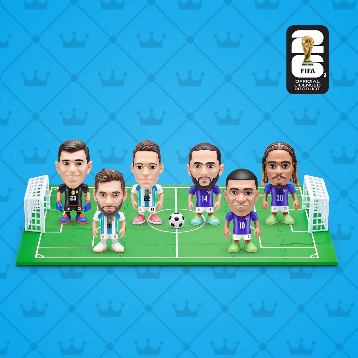 ZURU FIFA World Cup 2026 Ballers Mini Figurine Surprise 2 Pack – Thoughtful Gift for World Cup Fans, Kids, and Hobbyist Collectors